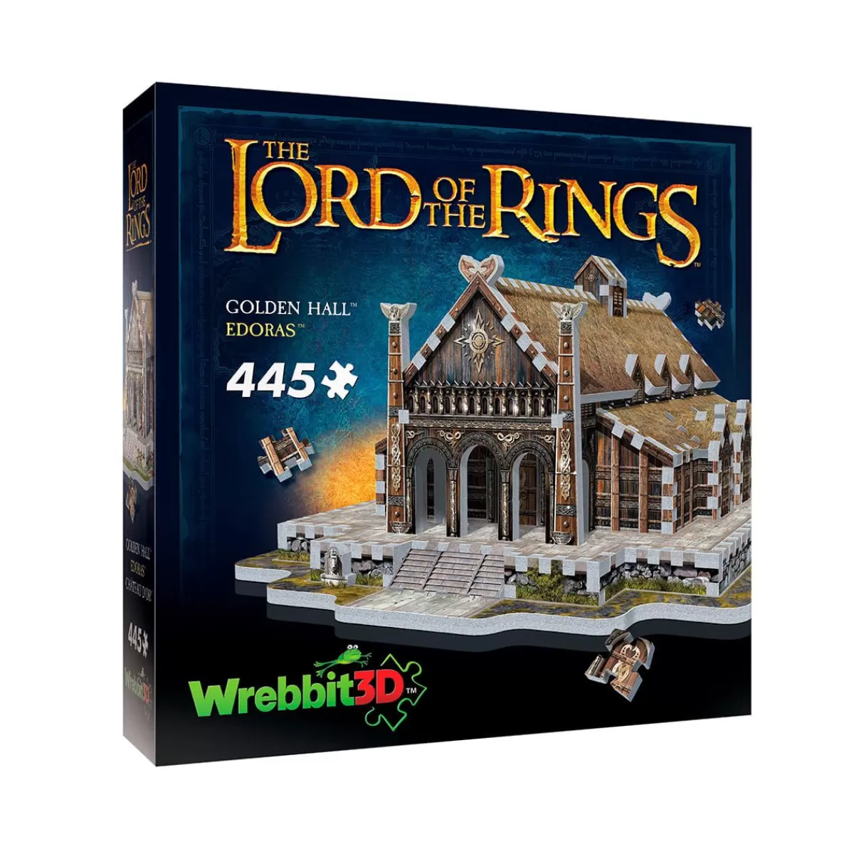 Palapelit<Wrebbit Lotr Golden Hall Edoras 3D-Palapeli