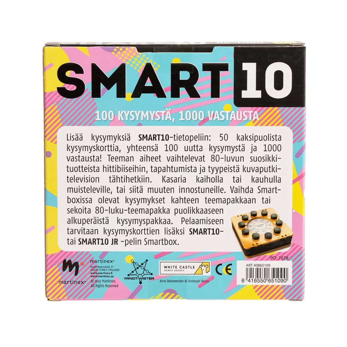 Seurapelit<Peliko Smart10-Kysymykset 80-Luku